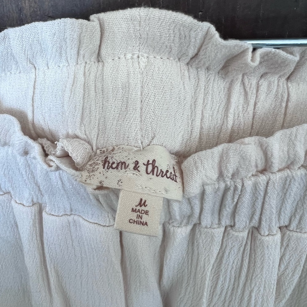 Hem & Thread Cream Skirt with Black Trim - Picture 3 of 4